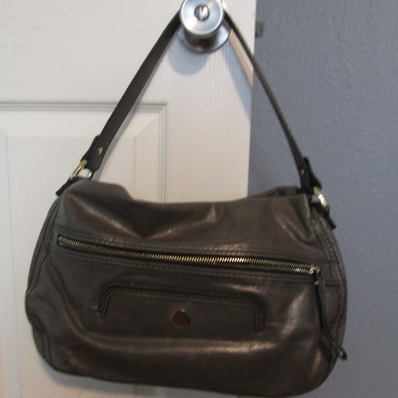 Coccinelle Gray Leather Bag - Picture 2 of 12